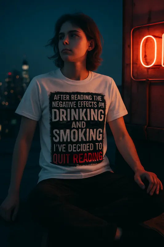 Quit Reading - Unisex Standard T-Shirt