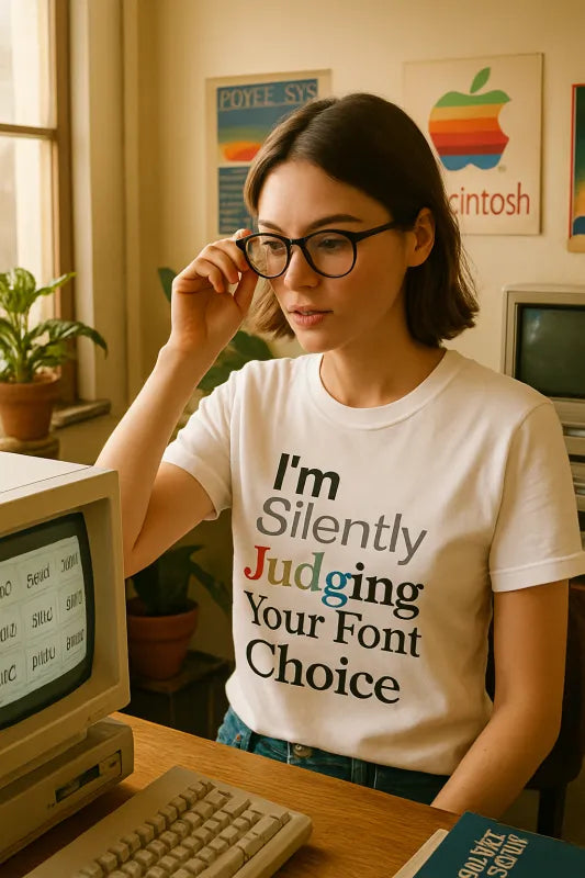 I'm Silently Judging Your Font Choice - Unisex Standard T-Shirt
